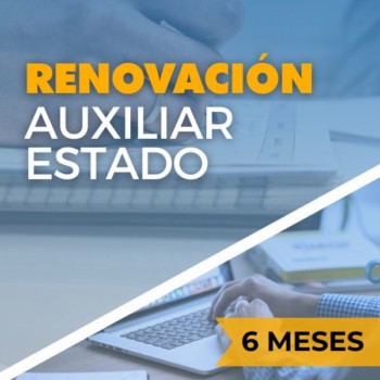 renovar curso auxiliar del estado 6 meses