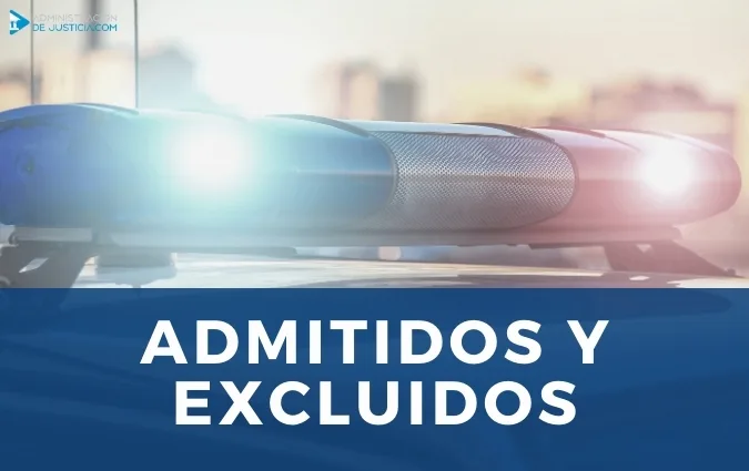 Relación provisional admitidos y excluidos Policía Nacional 2020