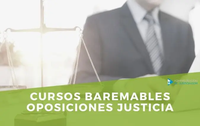 CURSOS BAREMABLES OPOSICIONES JUSTICIA