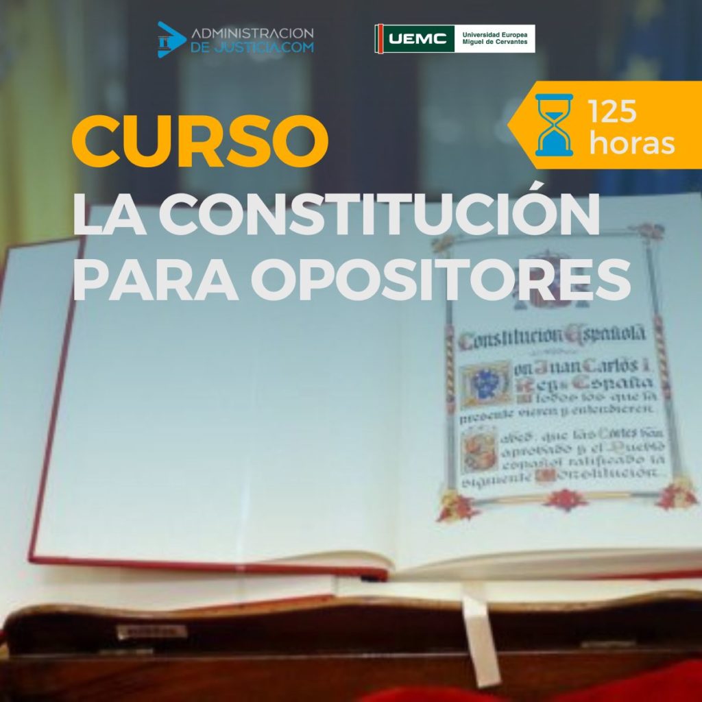 curso homologado la constitución para opositores