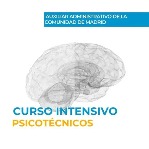 curso intensivo de psicotécnicos auxiliar administrativo de la comunidad de madrid