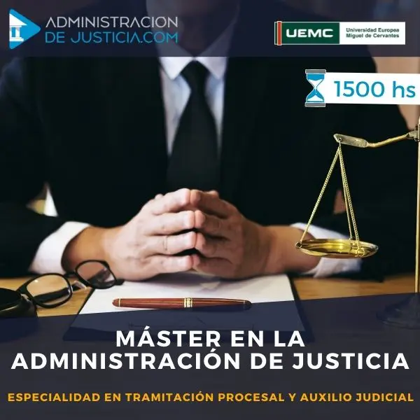 MASTER ADMINISTRACION DE JUSTICIA