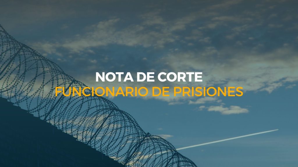 nota de corte funcionario de prisiones