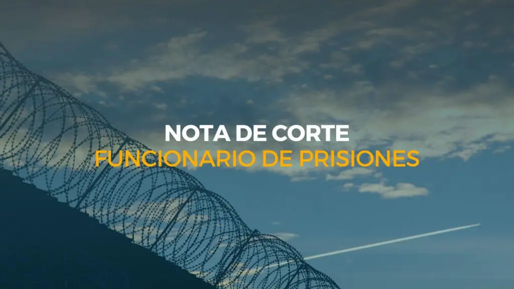 nota de corte funcionario de prisiones