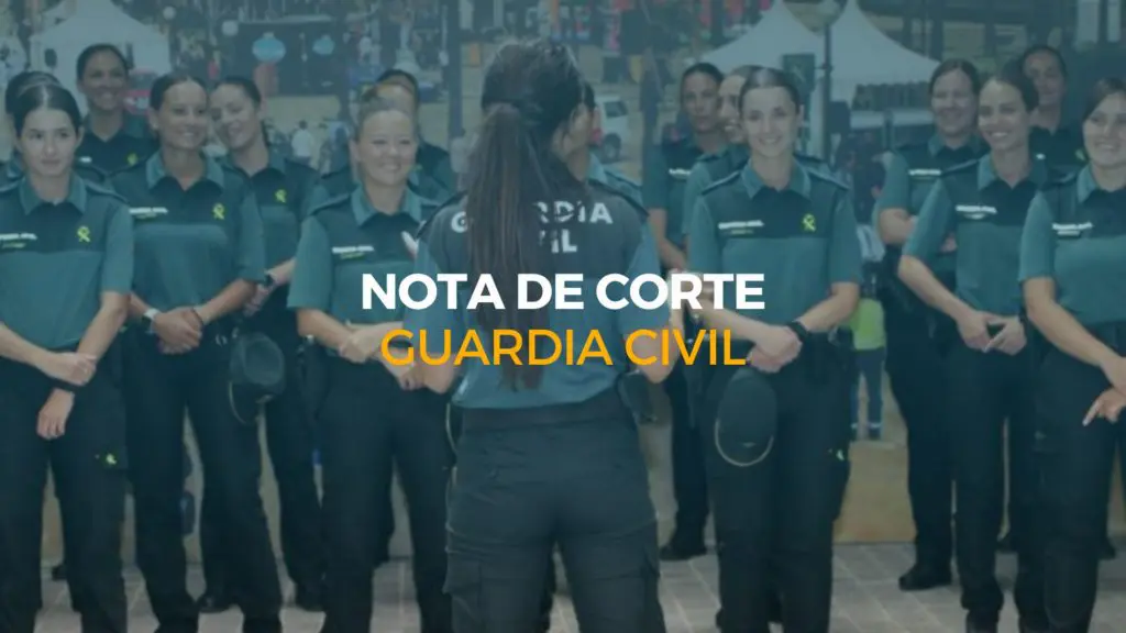 nota de corte guardia civil