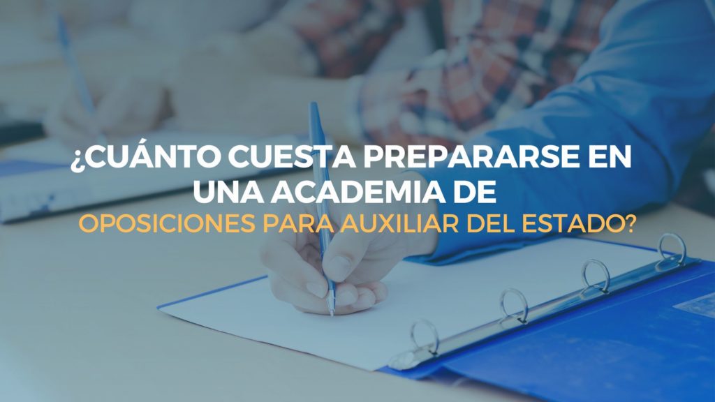 precio academia oposiciones auxiliar administrativo