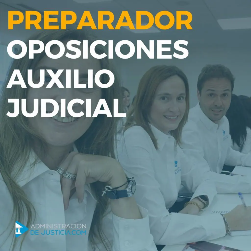 preparador oposiciones auxilio judicial