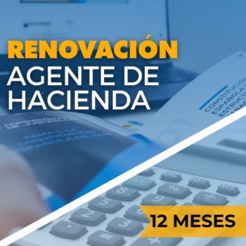 renovar curso agente de hacienda 12 meses