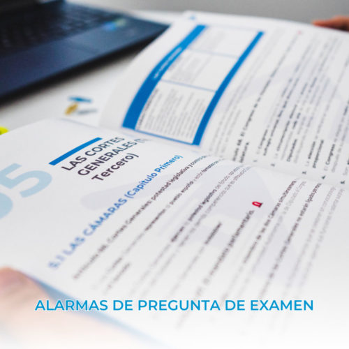 alarmas de pregunta de examen