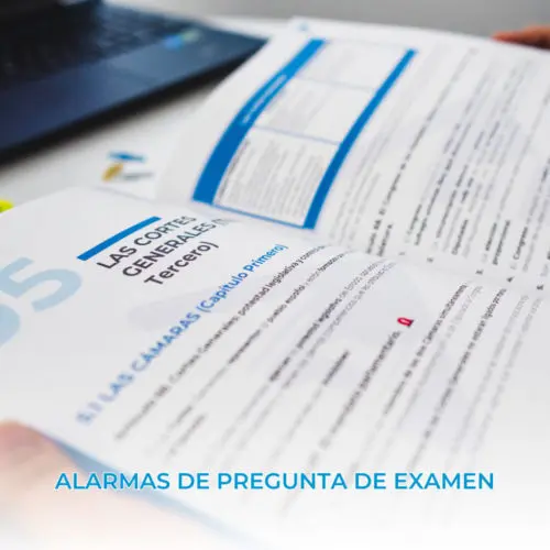 alarmas de pregunta de examen