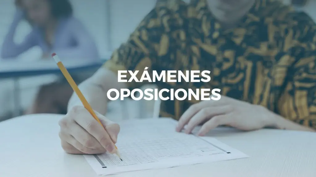 exámenes oposiciones