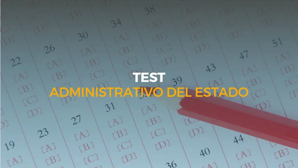test administrativo del estado
