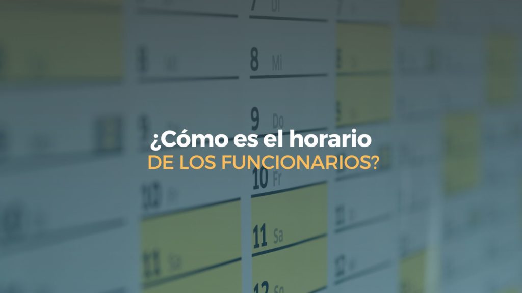 horario de los funcionarios