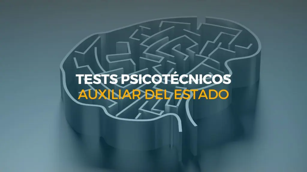 test psicotécnicos auxiliar del estado