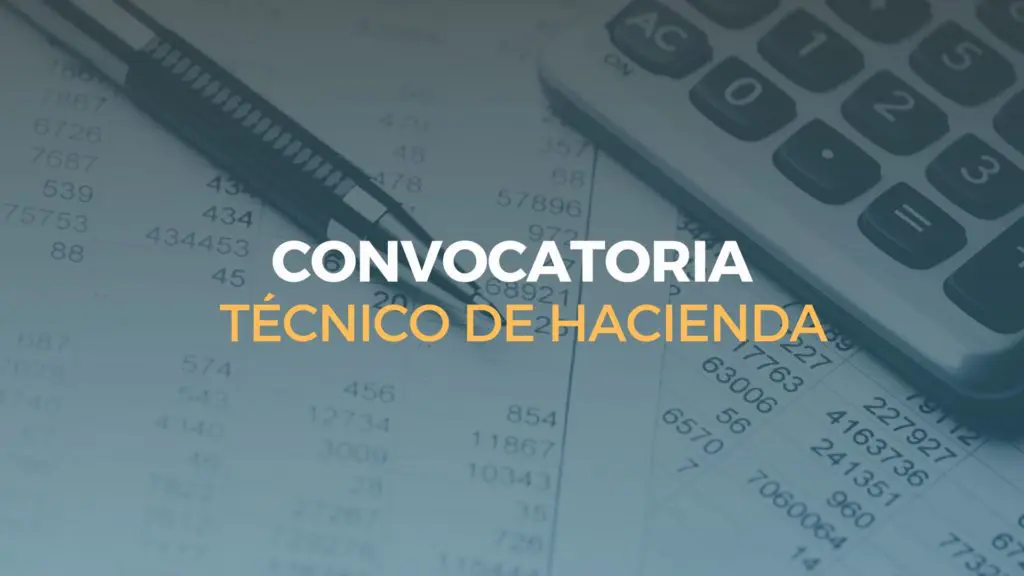 convocatoria técnico de hacienda