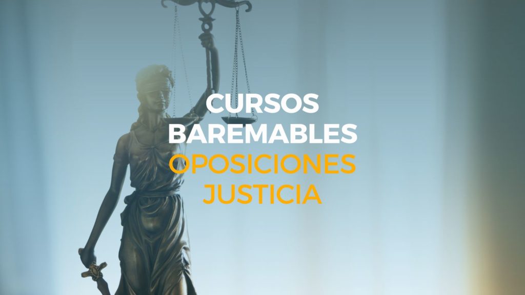 cursos baremables oposiciones justicia