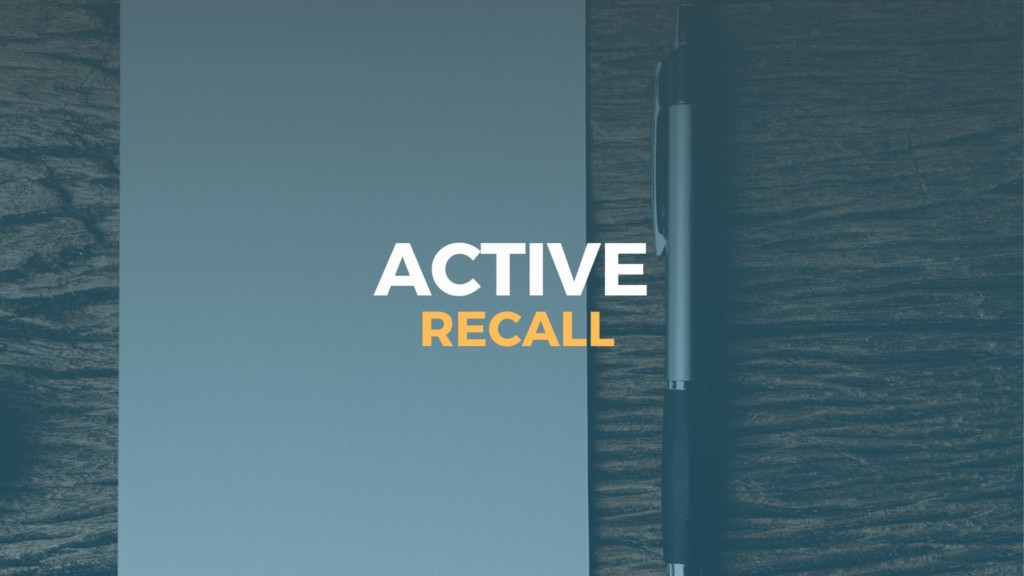 active recall y su uso en oposiciones