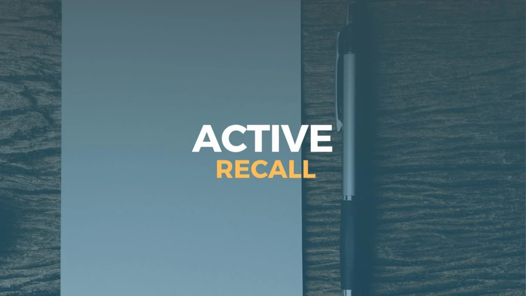 active recall y su uso en oposiciones
