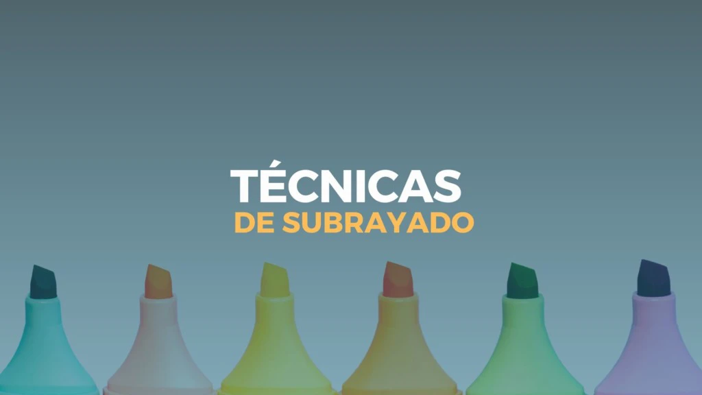 técnicas de subrayado