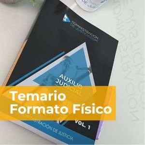 comprar temario auxilio judicial en papel