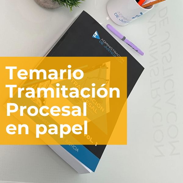 temario tramitación procesal en formato papel