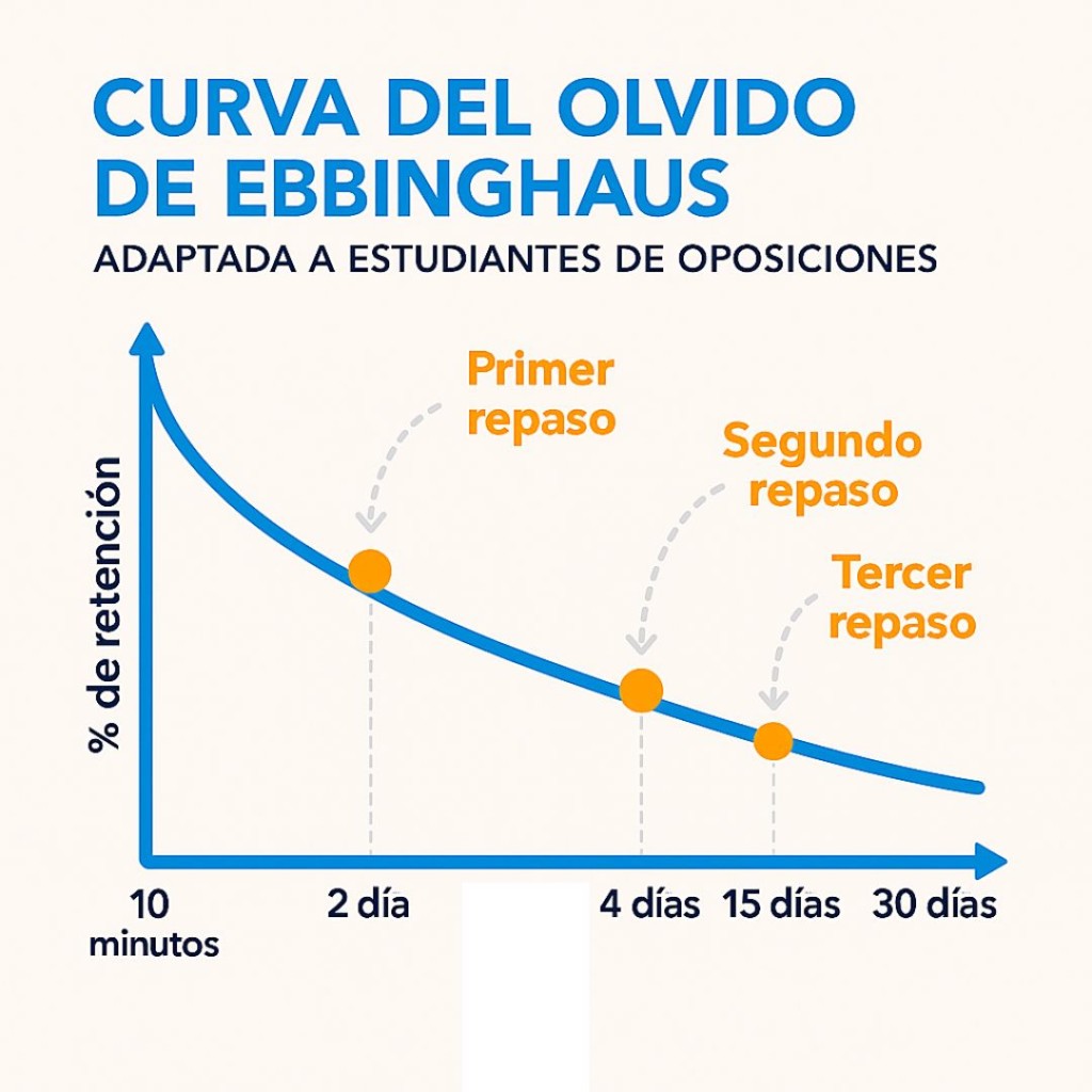 curva del olvido de ebbinghaus