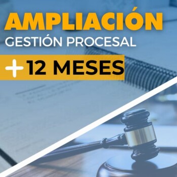 ampliación curso gestión procesal 12 meses