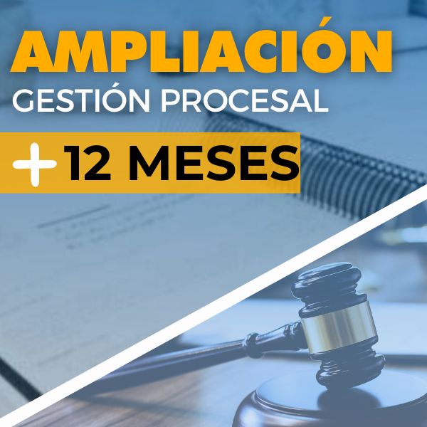ampliación curso gestión procesal 12 meses