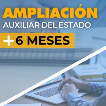 ampliación curso auxiliar administrativo del estado 6 meses