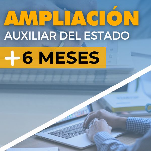 ampliación curso auxiliar administrativo del estado 6 meses