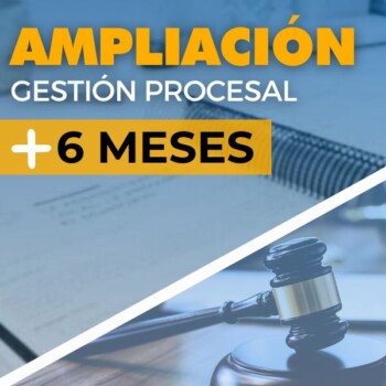 ampliación curso gestión procesal 6 meses