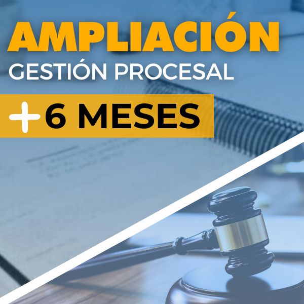 ampliación curso gestión procesal 6 meses