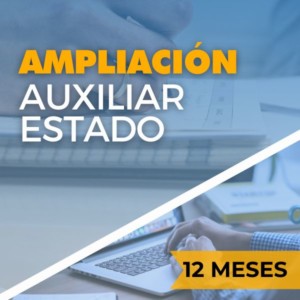 ampliación curso auxiliar del estado 12 meses