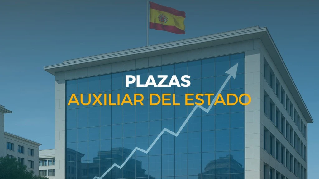 plazas auxiliar administrativo del estado