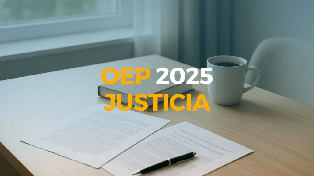 oep 2025 justicia