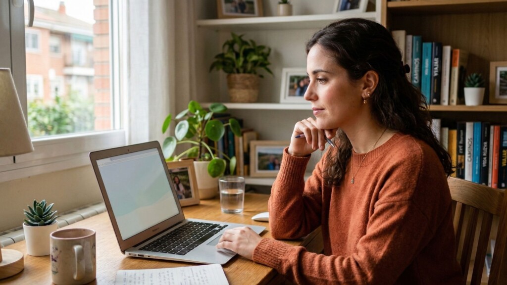 Alumna resolviendo consultas con los tutores de Academia ADJ
