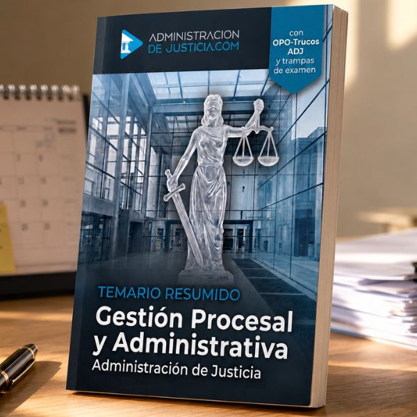 Temario Resumido Gestión Procesal 2026, Academia ADJ
