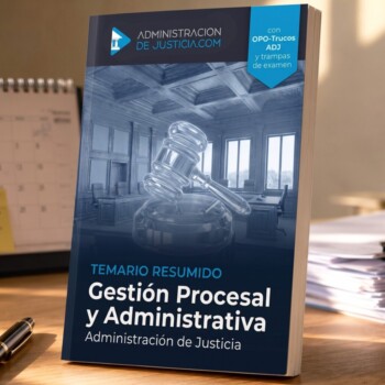temario resumido oposiciones gestion procesal academia adj