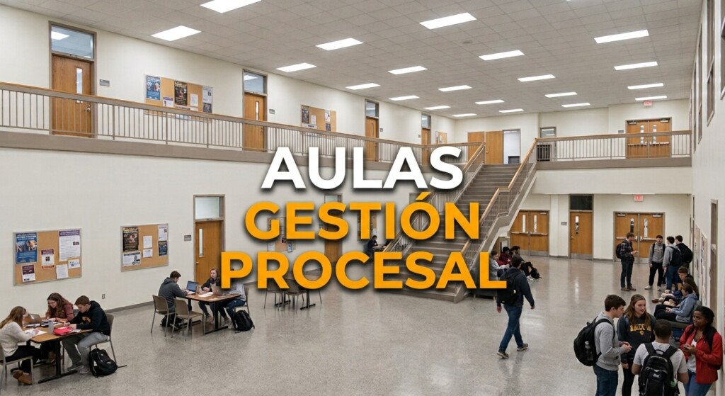 Distribución alumnos por aulas Gestión Procesal 2026