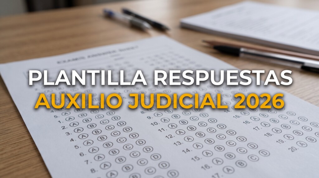 PLANTILLAS EXAMEN AUXILIO JUDICIAL 2026