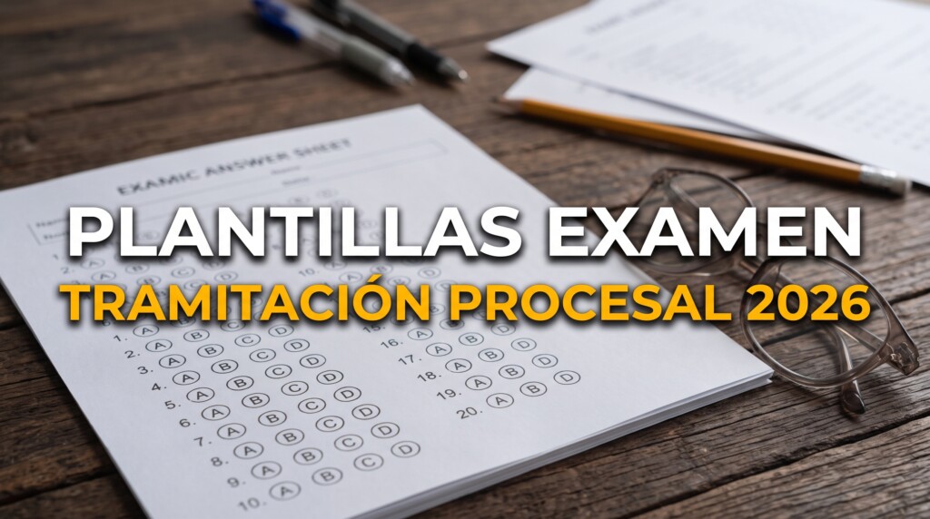 Plantillas examen Tramitación Procesal 3 octubre 2026