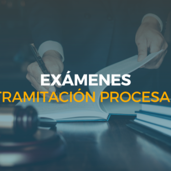 exámenes tramitación procesal